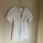 ALC Frank A.L.C Twist Front Mirren Mini‎ Dress Sz 8 White Photo 1