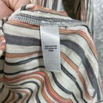 Melrose and Market Women's White Striped Button Up Top - Size Small - Long Sleeves Photo 5