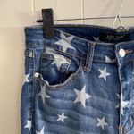 Judy Blue  Women's size‎ 9 / 29 Super Flare Star Print Jeans High Rise Frayed Photo 4