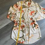 Chico's Chico’s Tunic Top Button Down Tropical Floral Mini Dress 1 Photo 9