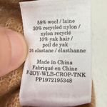 Everlane NWT Wool Blend Ribbed Crop Sweater Tank Sweater XXS Photo 4