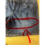 Lane Bryant Bermuda Blue Denim Shorts Size 14 Stretch Zipper Closure Pockets Photo 4