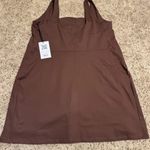 Girlfriend Collective  Romper Dress With Shorts And Pockets Size XXXL Brown Photo 0