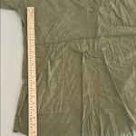 Free People Why Not Romper Olive Green V-Neck Jumpsuit Size Large Photo 6