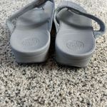 FitFlop  Walkstar Jeweled Sandals Size 9 Gray Toe Post Thong Photo 6