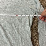 Lucy Light Heathered Blue Gray Women's Long Sleeve Top 100% Pima Cotton Photo 3