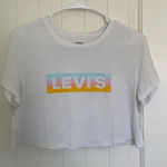 Levi's Levi’s women’s logo decal crop top — medium Photo 0