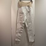 Loft  Maternity White stretch denim Size 8 Photo 3