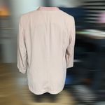 H&M Blazer Pale Pink Open Front Blazer Size 12 Photo 4