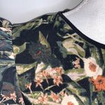 Philosophy Green Floral Ruffle Sleeve Dress Photo 5