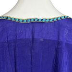 Johnny Was  crinkle purple blouse Photo 7