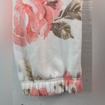 secret treasures ST L 12/14 Barbiecore Coral Pink Roses Jogger Sweatpants Pocketed Lounge Pants Photo 1