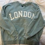 Wild Fable london print xl sweatshirt teal green  Photo 2