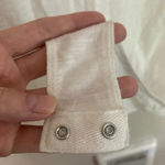 Altar'd State Altar’d State Short Sleeve Bodysuit Size Large White Photo 3