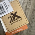 NWT ZER0XPOSUR‎ Women's 2X Floral Swimsuit Bottoms UPF 50+ Stretch Thicket Gray Size XXL Photo 4