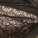 None Black quilted studded handbag/clutch with strap Photo 5