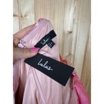 Lulus NWT  So Stunning Orange Multi Floral Jacquard Puff Sleeve Mini Dress Sz S Photo 5