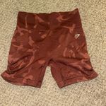 Gymshark Brown Camouflage Athletic Shorts Photo 0