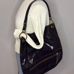 Oryany Black Leather Hobo Bag Photo 1