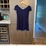 Denim & Supply Ralph Lauren Navy and Red Star Pattern Dress Blue Photo 3