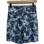 Wildfox  Blue Tie Dye Pocket High Rise Bike Shorts - Size M Photo 3