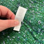 J.jill Multicolored Long Sleeve Cardigan In Hunter Green Multi Size Small Photo 8