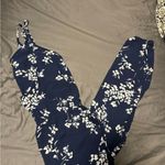 Gap Floral Navy Jumpsuit Photo 2