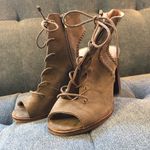 mix no. 6  Green Suede Heels Photo 1