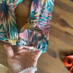 Willow + Root  Long Sleeves Colorful Mesh Blouse size small v neck Photo 2