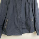 Nina McLemore Jacket Womens Size 10 Navy Button Up Outdoors Zip Pockets USA Blue Photo 3