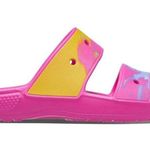 Crocs CLASSIC OMBRE ADULT SLIDE SANDELS M10/W12 Pink Two Straps Comfort Slip On Photo 1