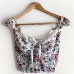 Victoria's Secret White Lace Floral Corset Bralette Photo 2
