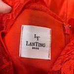 NWT Lan Ting Bride mother of the bride ruby dress Red Size 12 Photo 6