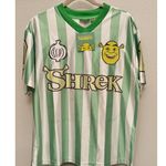 SHREK Dreamworks Striped Jersey Shirt Multi Size M Photo 0