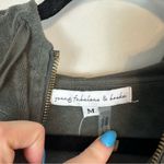 Young Fabulous and Broke | Women's Gray Jacket Velour Fritzy Hoodie Medium NWT Photo 2