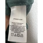 UpWest Cotton Slub Romper Medium Short Sleeves Green Photo 4