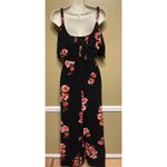 Maurice’s Cold Shoulder Jumpsuit Black Size M Photo 4