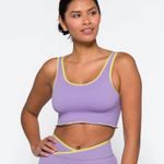 Free People  MOVEMENT | Purple Ribbed Sleeveless Crop Top Sz M/L Photo 0