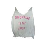 Wildfox ✨ Shopping Is My Cardio Sz Large Tunic Tank✨ Photo 6