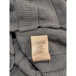 Aritzia Wilfred Women Top Blue Crochet Halter Tank Cropped Stretch Y2K Small Photo 8