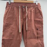 Vuori Ripstop Pant Two Way Organic Stretch Pants in Light Terracotta Sz M Photo 7