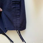 Talbots navy & white striped pique side ruched sweater plus Size 3x Photo 3