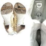 Dolce & Gabbana Y2K D&G LOGO RHINESTONE FUR LEATHER BOOTS US 6/36 MADE IN ITALY Photo 7