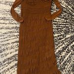 Self Portrait Self-Portrait Shirred Long Sleeve Midi-Dress size 8 Photo 3