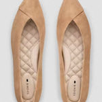 Birdies NWT The Goldfinch Tan Suede Leather Pointed Toe Ballet Flat Photo 0