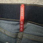 Spanx Flare Jeans XS Petite Midnight Shade Dark Wash Pull On Shaping High Rise Photo 4