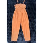 Free People  Women's CORAL ROSALYN‎ JUMPSUIT No Belt Boho Size 4 Photo 6