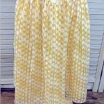 AMANDA LANE Retro Fit & Flare Sundress Yellow & White Polka Dot Photo 2