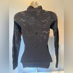 Bebe  Black Textured Fabric Photo 1