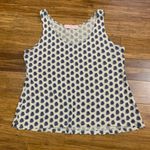 Ann Taylor  LOFT Sunwashed Tank Top Womens Size XS Beige Paisley Print Sleeveless Photo 0